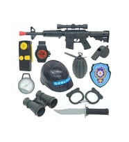 Oyuncak Kasklı Polis Set