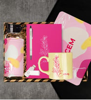 eJOYA Kişiye Özel Defter & Kalem & Kupa & Matara & Mousepad & Usb Bellek Hediye Kutusu 113069