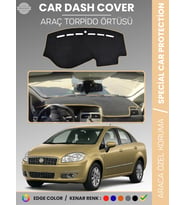 FIAT Linea (2007-2015) Torpido Örtüsü Ön Göğüs Koruma Torpido Koruma Tam Uyum Kaymaz Kolay Montaj