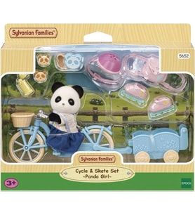 Byr 5652 Sylvanian Families Bisiklet ve Paten Set Panda +4 Yaş