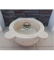 Sipahi Marble Bej Mermer Düz Kurna