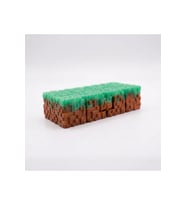 Minecraft Temalı Sonsuz Küp - Çim Blok Tasarımlı 3D Baskı Fidget & Stres Oyuncağı