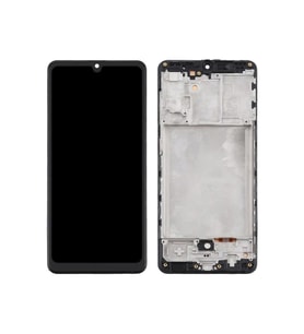 Samsung Galaxy A31 A315F ile Uyumlu Oled Ekran Dokunmatik Çıtalı (Siyah)