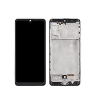 Samsung Galaxy A31 A315F ile Uyumlu Oled Ekran Dokunmatik Çıtalı (Siyah)