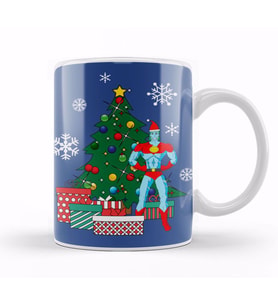 Captain Planet Around The Christmas Tree Kupa Bardak Porselen