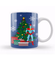 Captain Planet Around The Christmas Tree Kupa Bardak Porselen