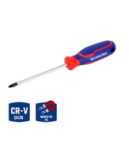 WORKPRO WP221035 PZ0x75mm CR-V Manyetik Profesyonel Yıldız Tornavida