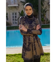 Batik Yeşil Tesettür Mayo Üstü