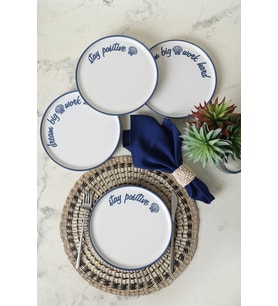 Keramika Ocean Muse Nordıc Pasta Tabağı 22 Cm 4 Adet 22951-52 (Çok Renkli)