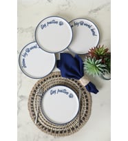 Keramika Ocean Muse Nordıc Pasta Tabağı 22 Cm 4 Adet 22951-52 (Çok Renkli)