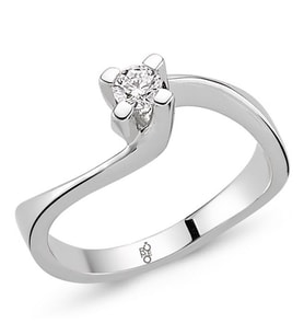 Romeo Pırlanta 0.19 Ct Tektaş Yüzük RM10017 (Çok Renkli)