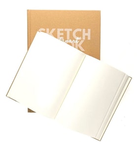 Fanart Academy Sketch Book Kraft Sert Kapaklı A4 80 gr 96 yp 