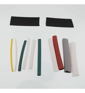 Karışık Renkli 12'li 4 cm Isı İle Daralan Makaron
