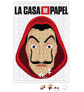 La Casa de Papel Mascara de Dali Puzzle 240 Parça Yapboz