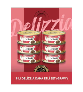 Reflex Plus Delizzia Yetişkin Dana Etli Gravy Kedi Maması 6x85 gram
