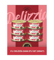 Reflex Plus Delizzia Yetişkin Dana Etli Gravy Kedi Maması 6x85 gram