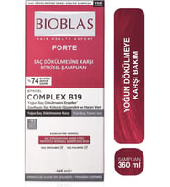 Bioblas Forte Complex B19 Yoğun Saç Dökülmelerine Karşı Bitkisel Şampuan 360 ml