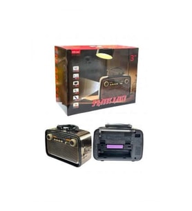 Mey İthalat® Müzik Kutusu Bluetooth Bağlantılı El Fenerli Nostaljik Tasarım Radyo