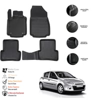 Renault Clıo 3 2009 3D Havuzlu Paspas OTL
