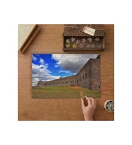 Erzurum Aziziye Tabyalar Tasarımı 240 parça Ahşap Puzzle Ahşap Kutuda MP07334
