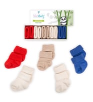 Novibaby 5'li Bambu Yenidoğan Bebek Çorap I Sailor I 0-6 ay