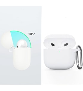 Apple Airpods 4 ile uyumlu 4. Nesil AirP-ods Kılıf 2024 Professional Termoplastik Soft Kancalı Tam Kaplayan Halcyon Kılıf Airpods 4 ile uyumlu Kapak