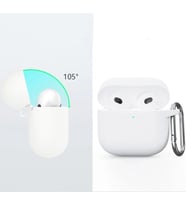 Apple Airpods 4 ile uyumlu 4. Nesil AirP-ods Kılıf 2024 Professional Termoplastik Soft Kancalı Tam Kaplayan Halcyon Kılıf Airpods 4 ile uyumlu Kapak