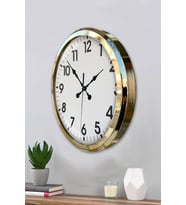 Gold Standart 52 Cm Metal Zarif Duvar Saati