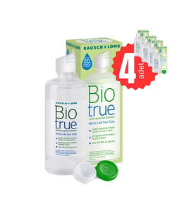 Biotrue Bioture 300 ml Lens Solüsyonu 4 Kutu Stk:28-04