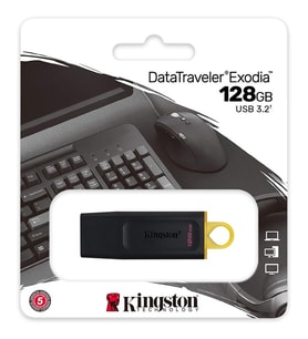 KINGSTON EXODIA DATATRAVELER 128GB USB 3.2 FLASH BELLEK DTX/128GB
