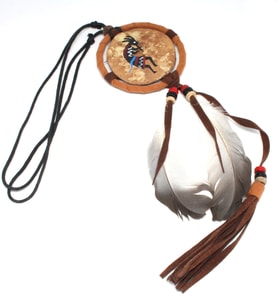 Omark Cotton Büyük Taş Dreamcatcher Kolye