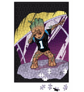Baby Groot Dabbing (Panther Jersey Puzzle 240 Parça Yapboz
