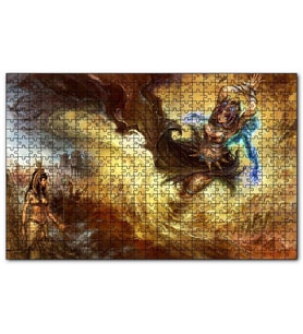 Cakapuzzle Afrikalı Tanrıça ve Kadın Savaşçı Puzzle Yapboz MDF (Ahşap) (120 Parça)