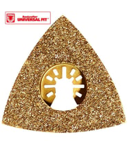 WORX WA4966 Çok Amaçlı Raspalama Makinası İçin 75x75mm Karbür Kaplama Harç, Boya, Yapıştırıcı Universal Zımpara Başlığı