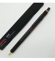 Rotring 800 Mekanik Kurşun Kalem, Siyah 0.7 mm  İsme Özel Kalem (Siyah-Gri)