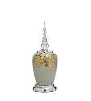 Vitale Yakut Silver Kapaklı Vazo 35 cm AK.JE0177