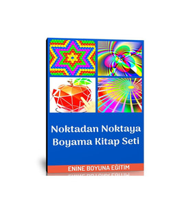 Çocuklar Için Noktadan Noktaya Boyama Kitapları (2 Kitap) (RGB)