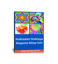 Çocuklar Için Noktadan Noktaya Boyama Kitapları (2 Kitap) (RGB)