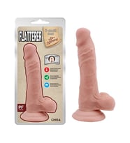 Flatterer Kıkırdaklı Gerçekçi Dildo - 18.6cm Ten