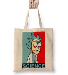 The Science of Rick And Morty Bez Çanta Uzun Saplı