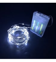 GD957 Şerit Pilli Aydınlatma 3 metre 30 Adet Beyaz Peri Led