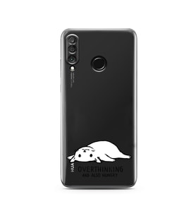 Huawei P30 Lite Uyumlu Baskılı Yumuşak Silikon Şeffaf Telefon Kılıfı