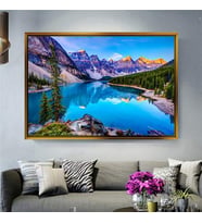 Altın Çerçeveli dekoratif tablo l1704 (Gold)