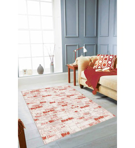 Tarçın Taş Desenli Kaymaz Tabanlı Dekoratif Halı TL05 - 100 x 160 cm