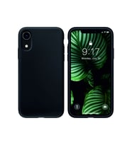 iPhone XR Kılıf Kamera Korumalı Silikon Rubber Arka Kapak (Siyah)