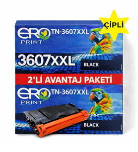 TN-3607XXL / Brother HL-L6415DN Çipli Muadil Toner - 2'li Avantaj Paket