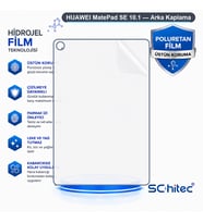 SChitec HUAWEI MatePad SE 10.1 Uyumlu Arka Yüzey Hidrojel Koruyucu Film