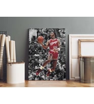 Michael Jordan Kanvas Tablo 40x55cm NBA Poster