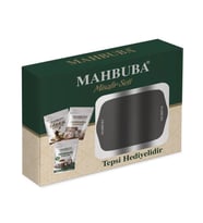 Mahbuba Kahve Misafir Seti Kahve Tepsi Hediyeli (Dibek, Menengiç ve Osmanlı Kahvesi - 3x150 Gr)
