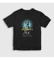 Presmono Unisex Çocuk Siyah Adrenaline Deftones T-Shirt 374478tt